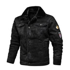 Men's Fleece Lined Leather Jacket