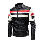 Men's Slim Fit Moto Leather Jacket