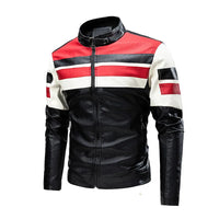 Men's Slim Fit Moto Leather Jacket