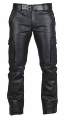 Men's Faux Leather Punk Pants