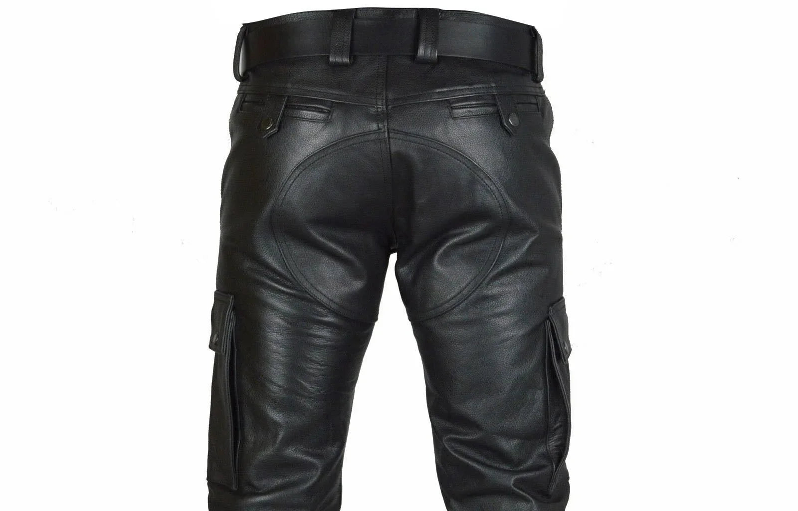 Men's Faux Leather Punk Pants