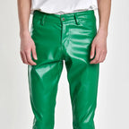 Men's Slim Fit Leather Pants