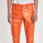 Men's Slim Fit Leather Pants