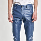 Men's Slim Fit Leather Pants