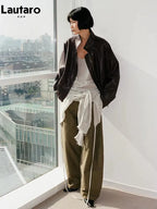 Women's Brown Leather Jacket