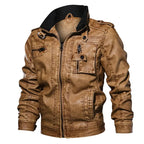 Men's Vintage Leather Biker Jacket