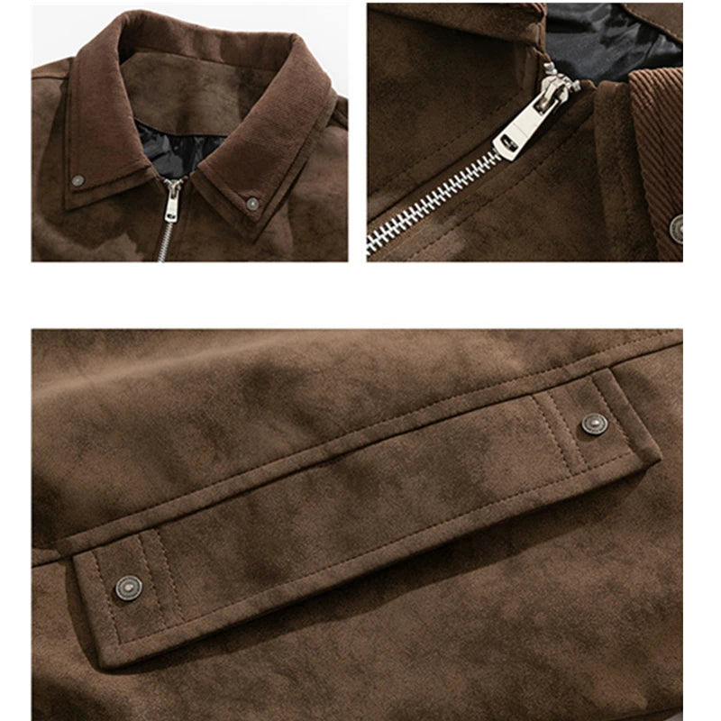 Men's Vintage PU Leather Jacket