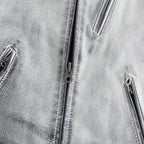 Men's Vintage Distressed Leather Jacket
