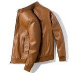 Men's PU Leather Motorcycle Jacket