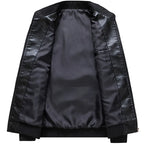 Men's PU Leather Motorcycle Jacket