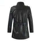 Men's Winter Fleece Leather Jacket
