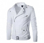 Men's Biker PU Leather Jacket