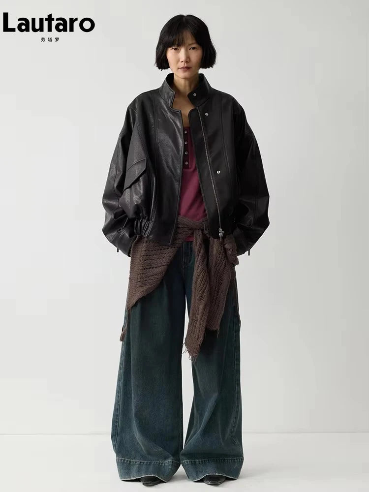 Women's Brown Leather Jacket