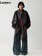 Women's Brown Leather Jacket