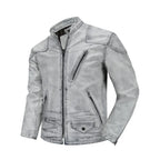 Men's Vintage Distressed Leather Jacket