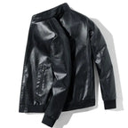 Men's PU Leather Motorcycle Jacket