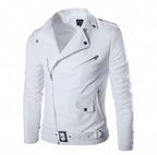 Men's Biker PU Leather Jacket